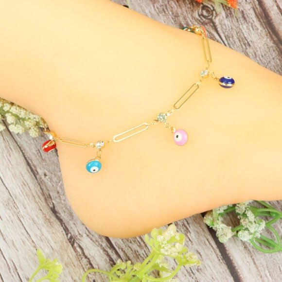 Dainty Anklet for Women – Elegant Everyday Jewelry & Perfect Gift | MLCRC1532 - Picture 3 of 10